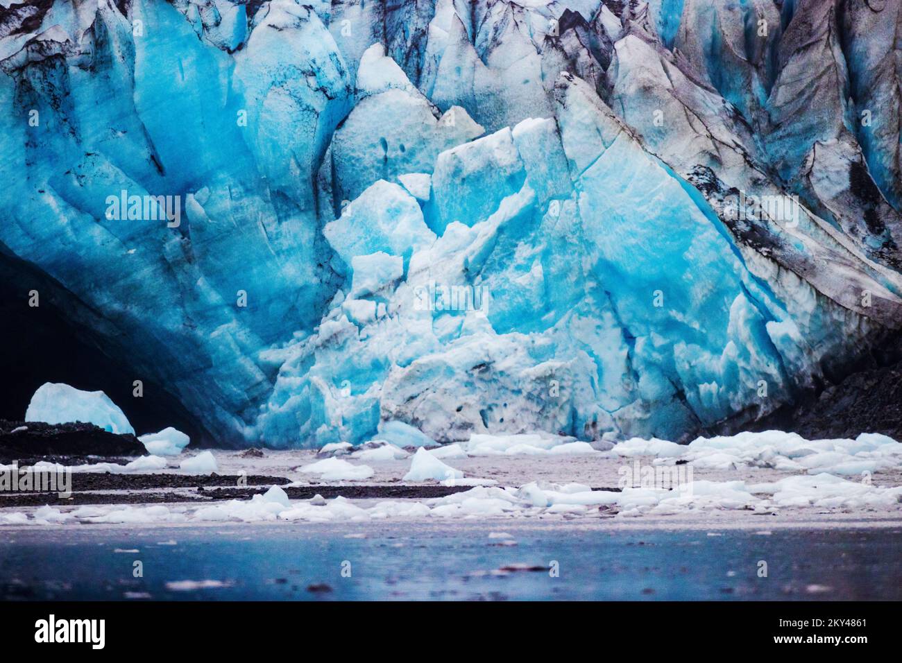 Shoup Glacier; Shoup Bay; Valdez Arm; Prince William Sound; Valdez; Alaska; EE.UU Foto de stock