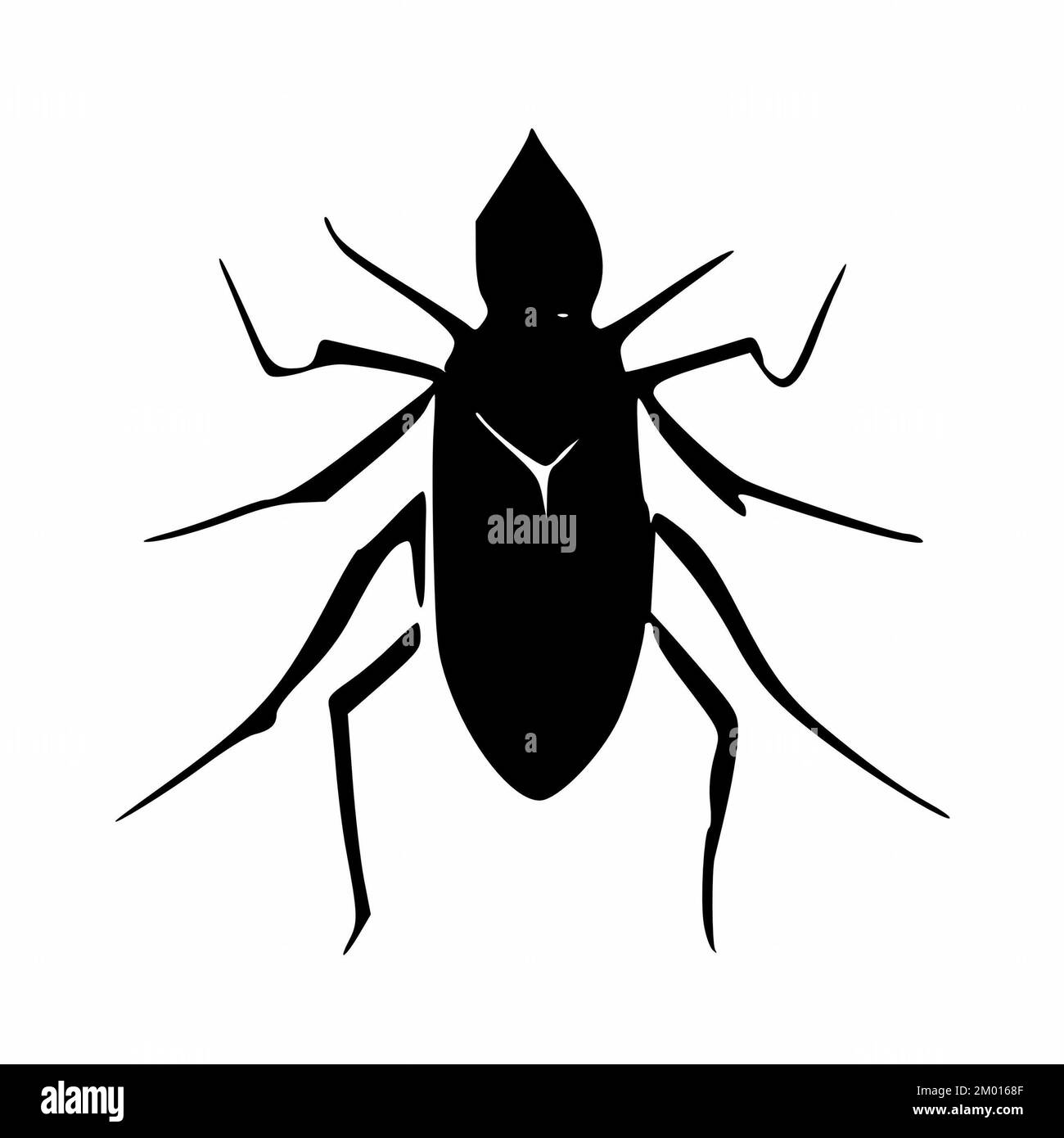 Logo de la compañía de control de plagas, Pest A el control. Foto de stock