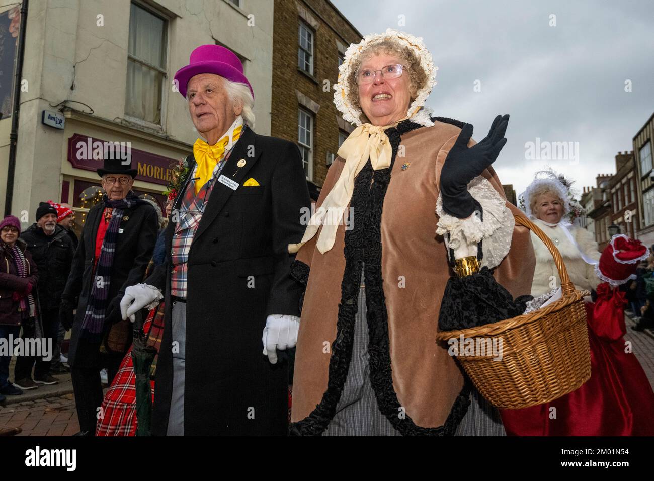 Rochester dickensian festival di natale 2022 fotografías e imágenes de
