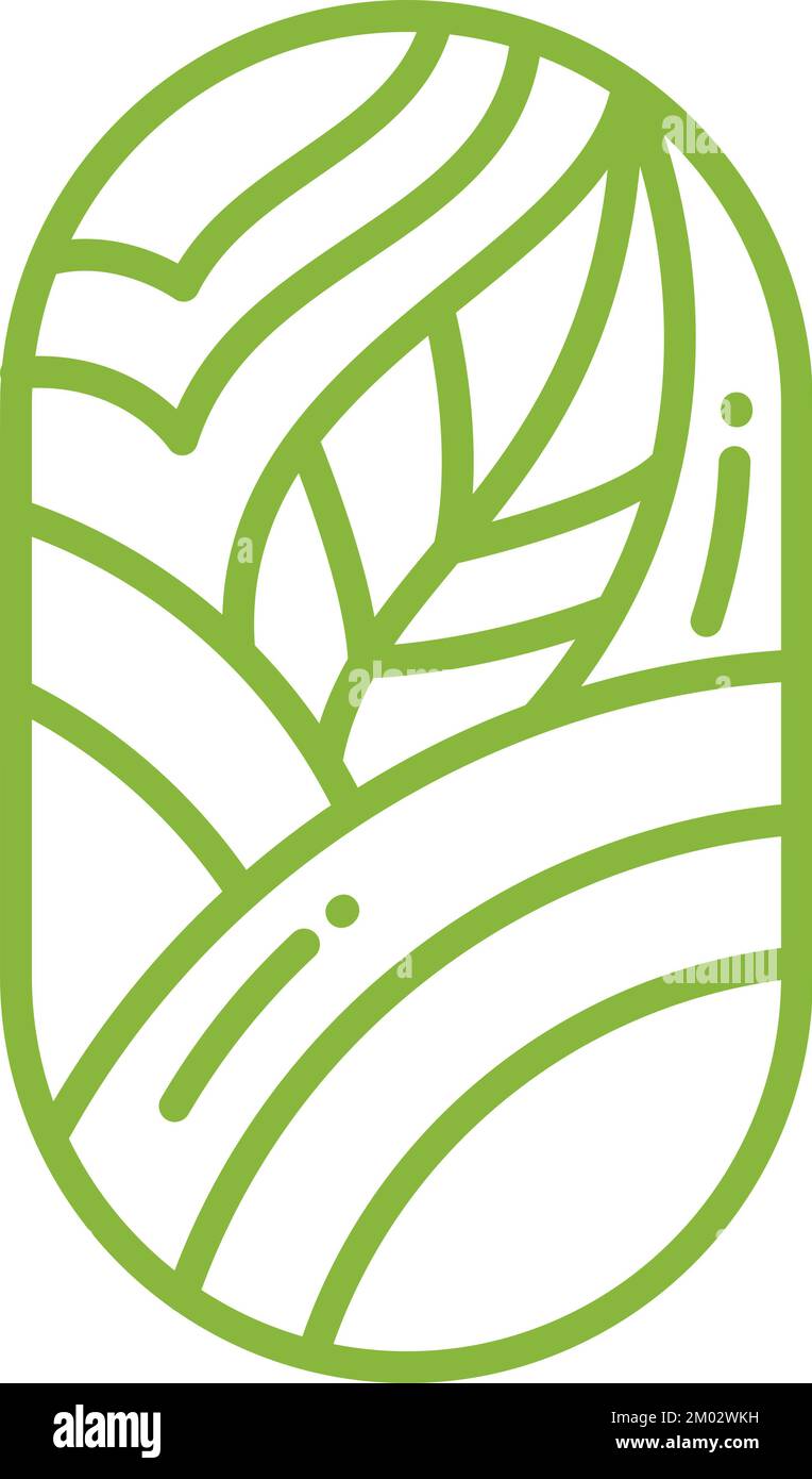 vector de hoja de té verde png