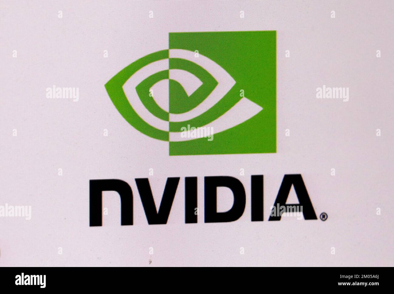 Logotipo/ nombre de marca/ nombre de marca: NVIDIA, Berlin (nur fuer redaktionelle Verwendung. Keine Werbung. Referenzdatenbank: http://www.360-berlin.de. © Jens K Foto de stock