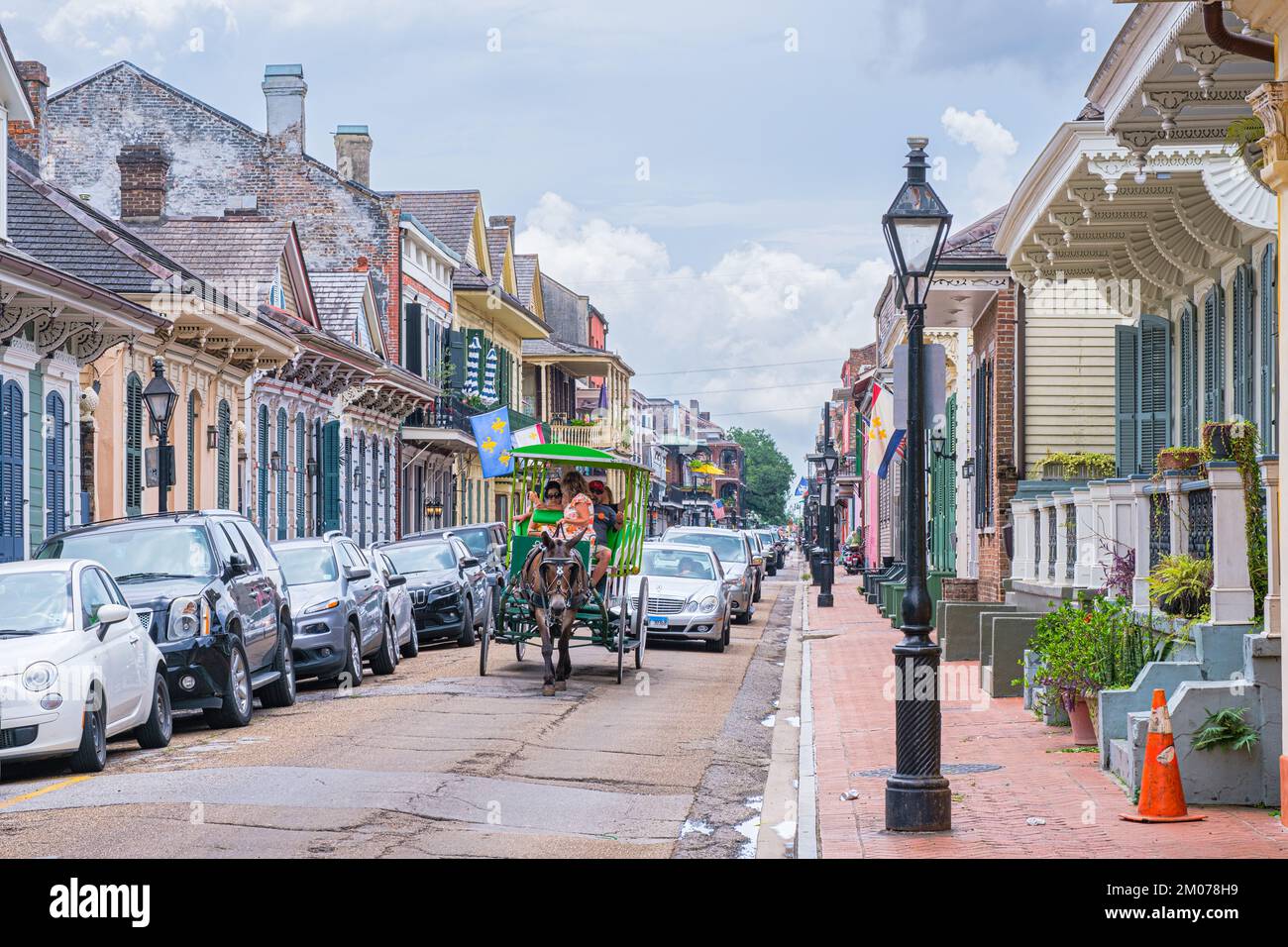 NUEVA ORLEANS, LA, EE.UU. 10 DE JULIO de 2021 Paisaje urbano del