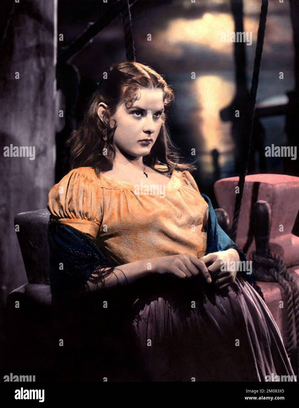 JEAN PETERS en CAPITÁN DE CASTILLA (1947), dirigido por ENRIQUE REY. Crédito: 20th CENTURY FOX / Album Foto de stock