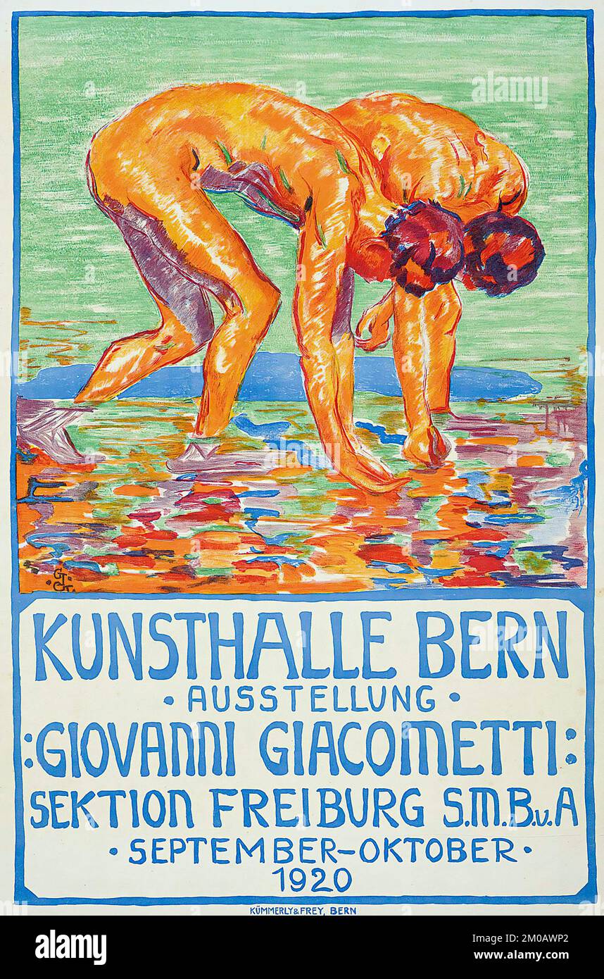 Augusto Giacometti (1877-1947) KUNSTHALLE BERN, 1920 Suiza, Suisse, Schweiz Foto de stock
