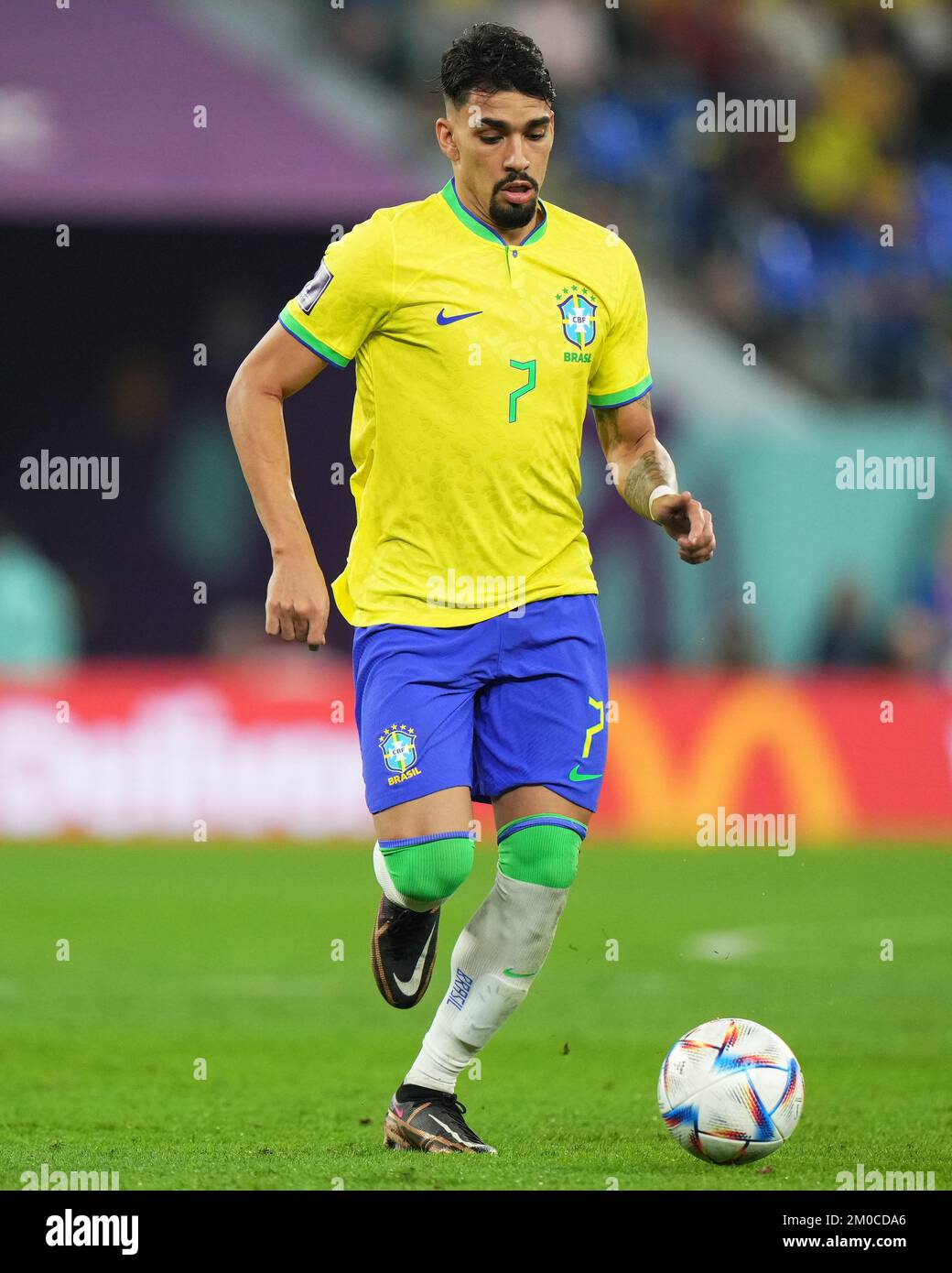 Lucas Paqueta de Brasil durante la Copa Mundial de la FIFA, Qatar. , . En  Doha, Qatar. (Foto de Bagu Blanco/Pressinphoto/Sipa USA) Crédito: SIPA  USA/Alamy Live News Fotografía de stock - Alamy