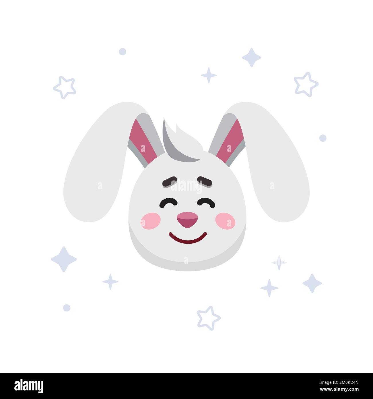 Kawaii 1, personaje de conejo blanco png