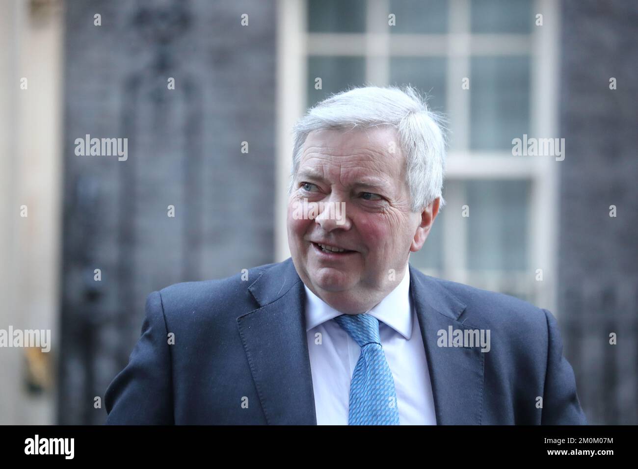 Downing Street, Londres, Reino Unido. 6th de Dic de 2022. El líder de la Cámara de los Lores Lord True se va después de la reunión semanal del gabinete en el nº 10 de Downing Street. Foto de stock