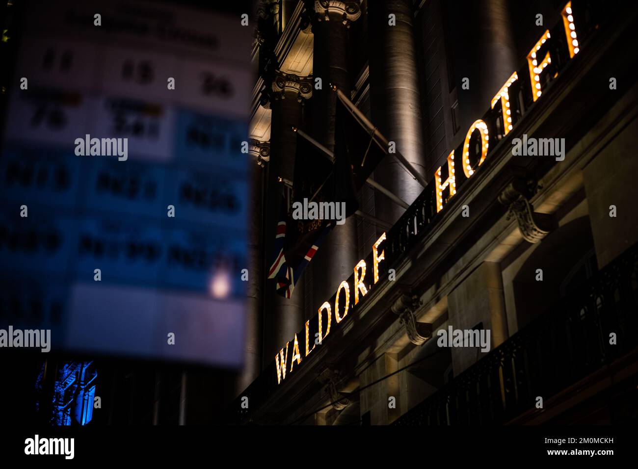 Waldorf Hotel, Londres Foto de stock