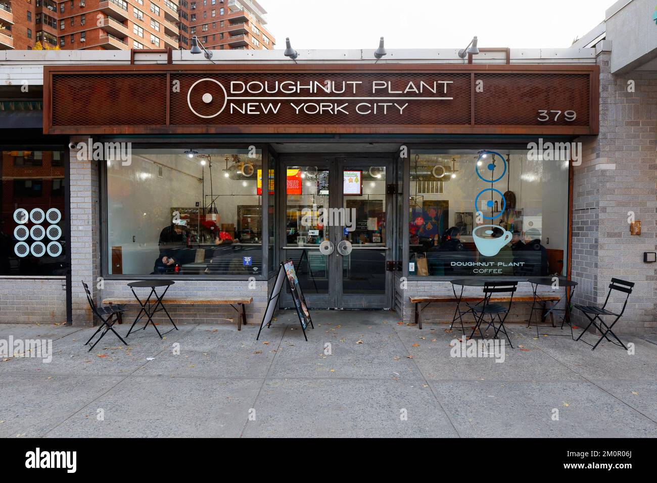 Doughnut Plant, 379 Grand St, Nueva York, Nueva York, Nueva York, foto de una panadería de donut en el barrio Lower East Side de Manhattan. Foto de stock