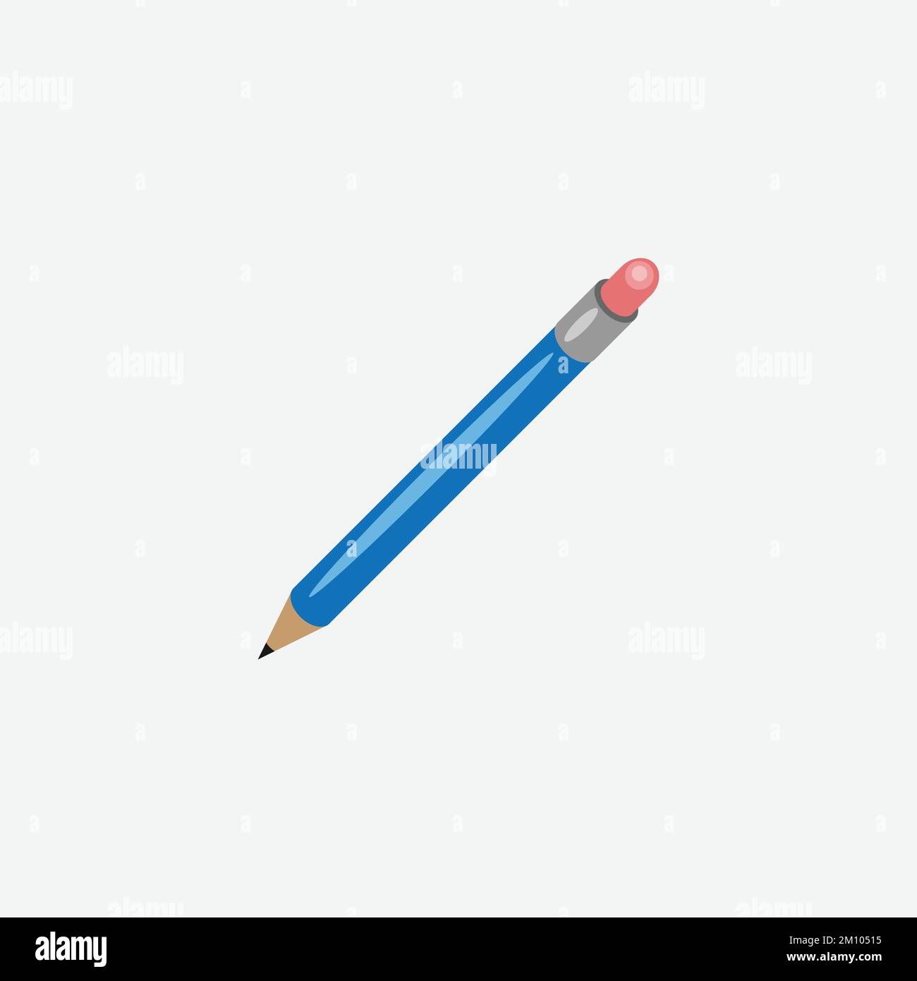 Dibujo a mano de cuaderno y lápiz ilustración aislados en el fondo Imagen  Vector de stock - Alamy