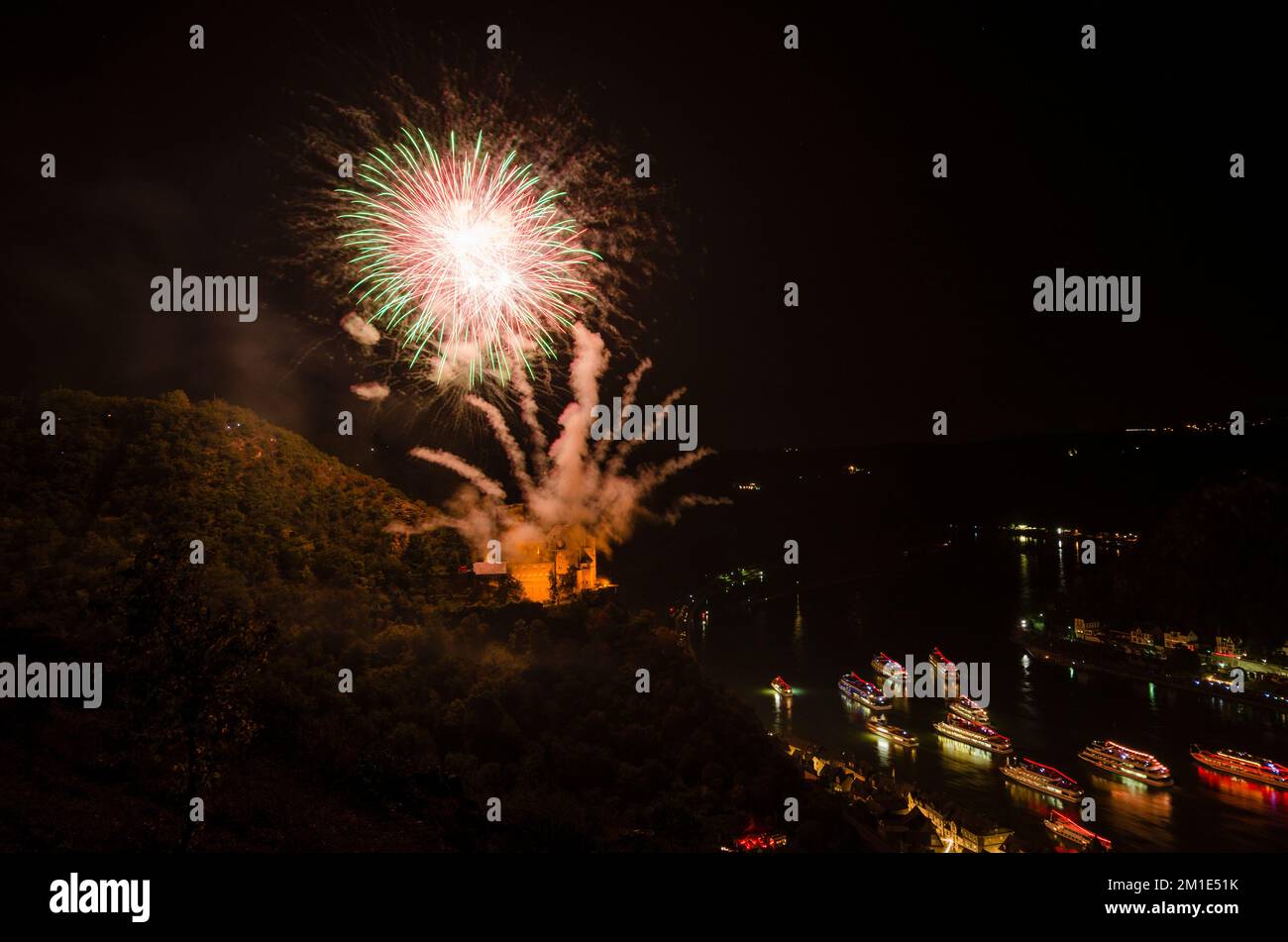 'Rin en llamas', 'Rin en Flammen', los espectaculares fuegos