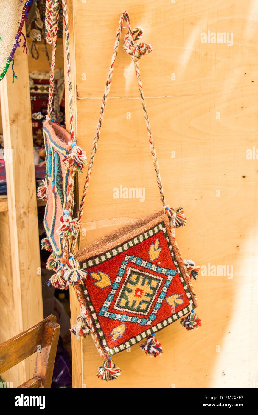 Bolsa artesanal tradicional turco Foto de stock