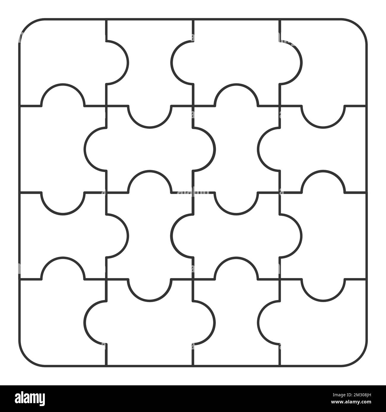 10 piezas puzzle recortadas de stock - Alamy