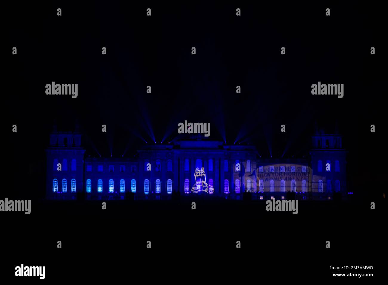 Sendero Ligero del Palacio de Blenheim, 13th de diciembre de 2022 Foto de stock