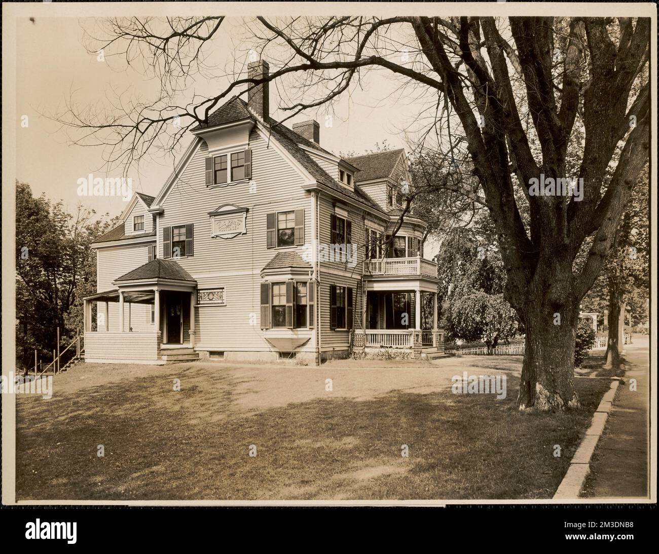 Cabaña King Philip en Main Street y Upham Road, Medfield, Massachusetts