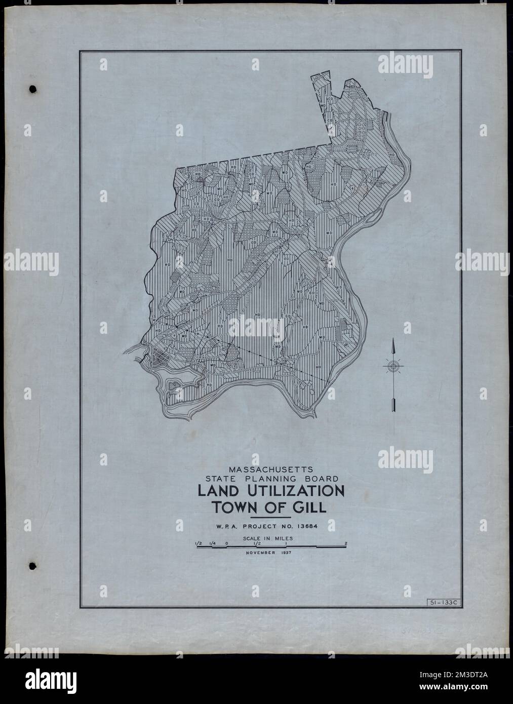 Ciudad de Gill sobre la utilización de la tierra , carreteras, ciudades