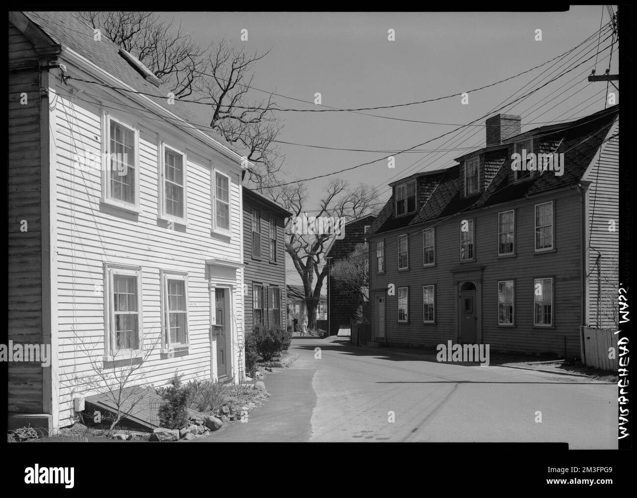 Marblehead, Franklin Street, arquitectura, viviendas, calles. Colección