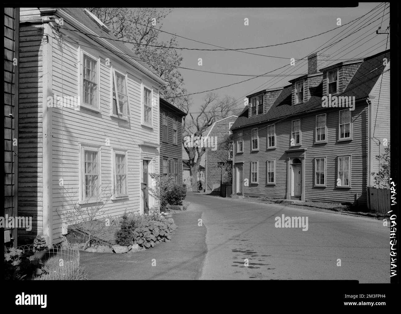 Marblehead, Franklin Street, arquitectura, viviendas, calles. Colección