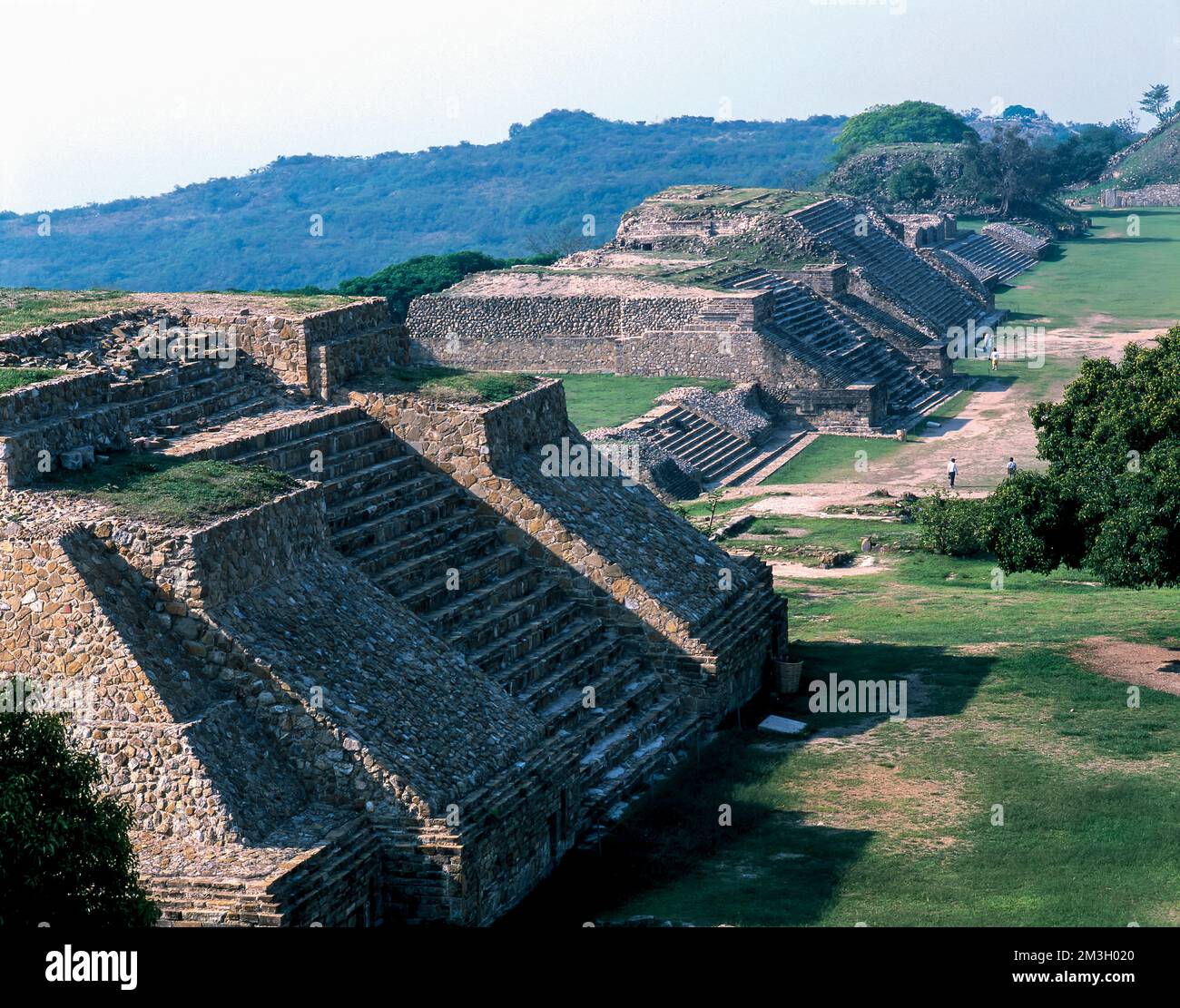 Zona Arqueológica De Monte Albán Oaxaca México Fotografía De Stock