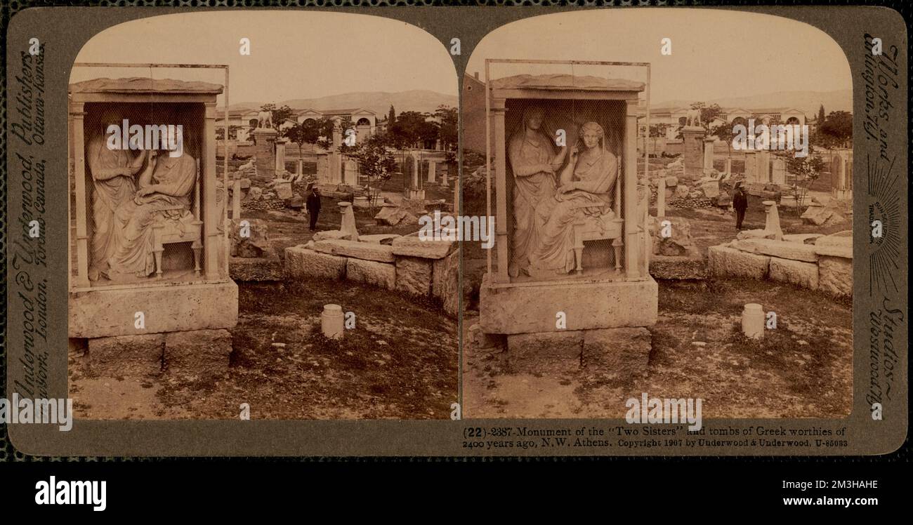 Monumento de las 'dos hermanas' y tumbas de valor griego de hace 2400