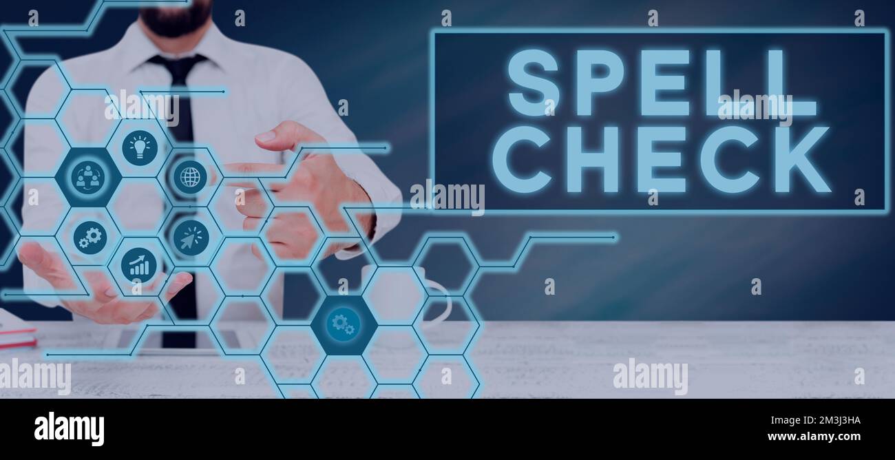 Visualización conceptual Corrección ortográfica. Visión general del