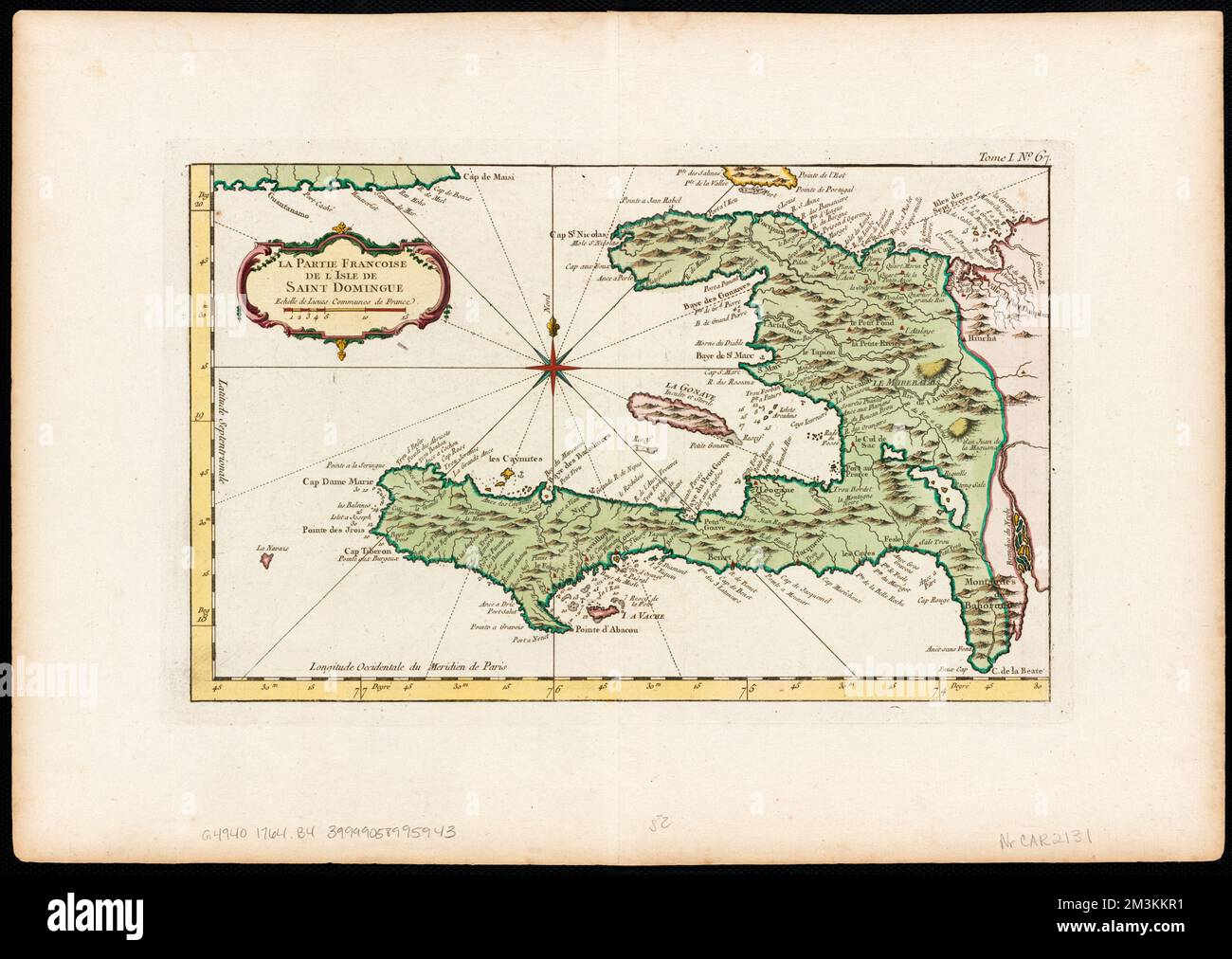 La partie Francoise de l'isle de Saint Domingue , Cartas náuticas