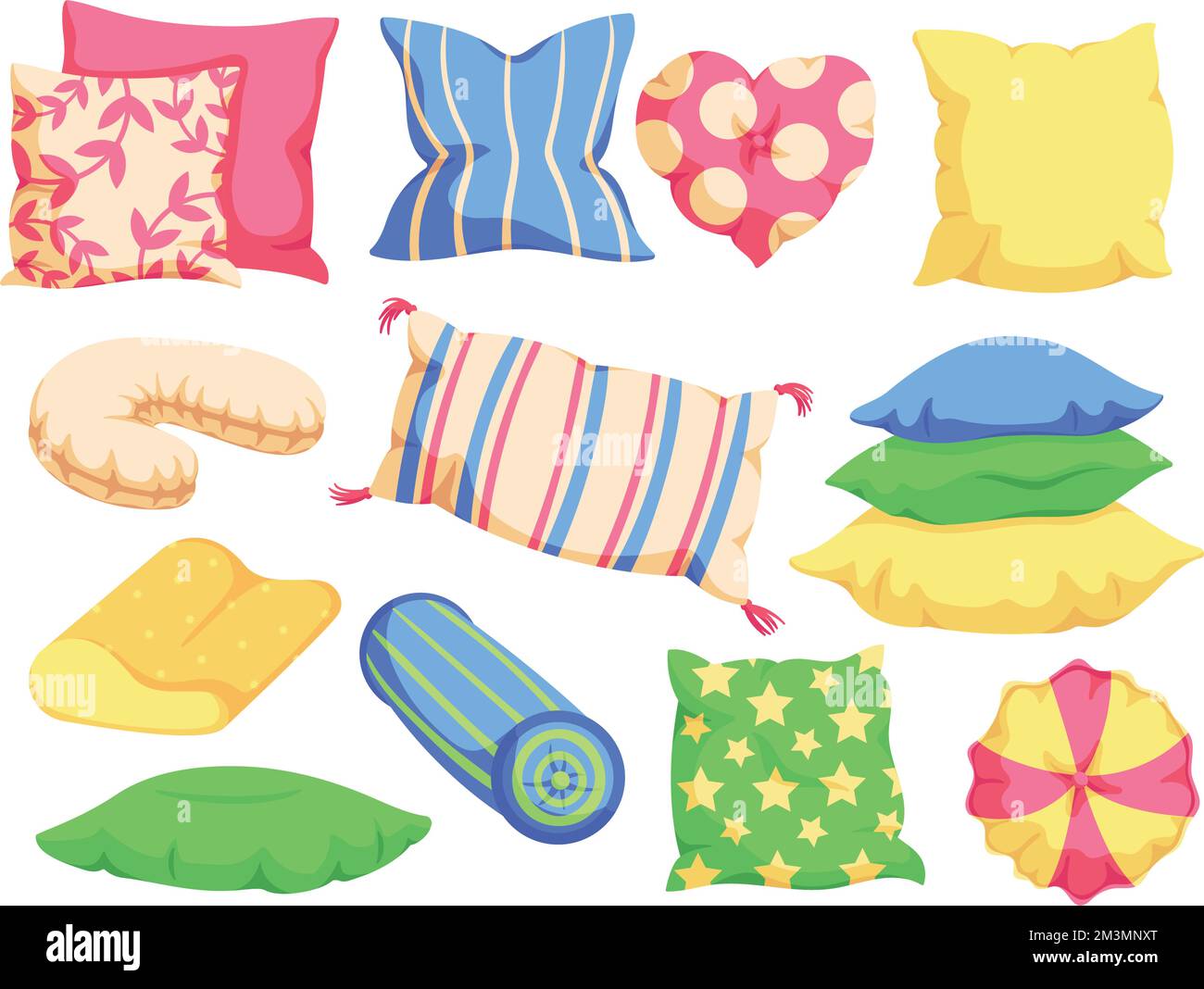Almohada c moda. Cojines de cama diferentes formas almohadas