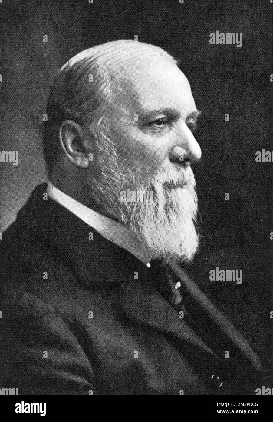 John Henniker Heaton, político, reformador postal y fundador del sistema Imperial Penny Post. Fecha: 1914 Foto de stock