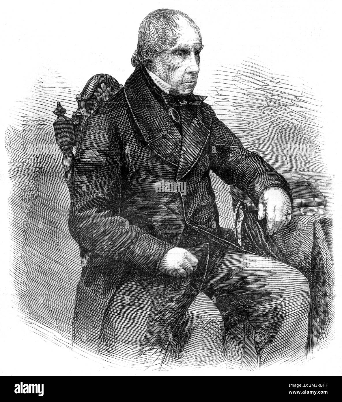 Eminentes Personas, el difunto conde de Aberdeen. Fecha: 1860 Foto de stock