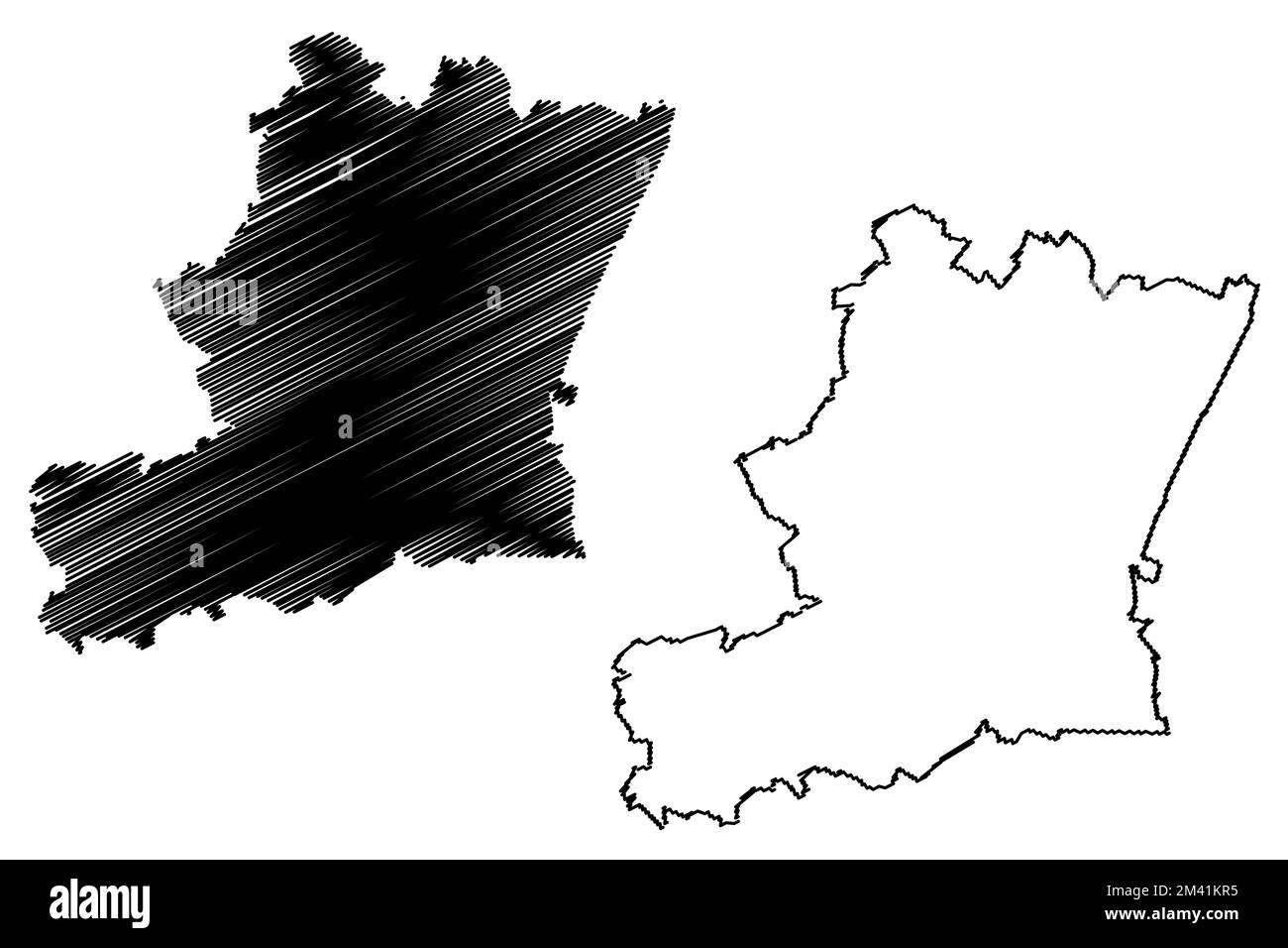 Mapa del municipio de Camargo (Estado Libre y Soberano de Chihuahua