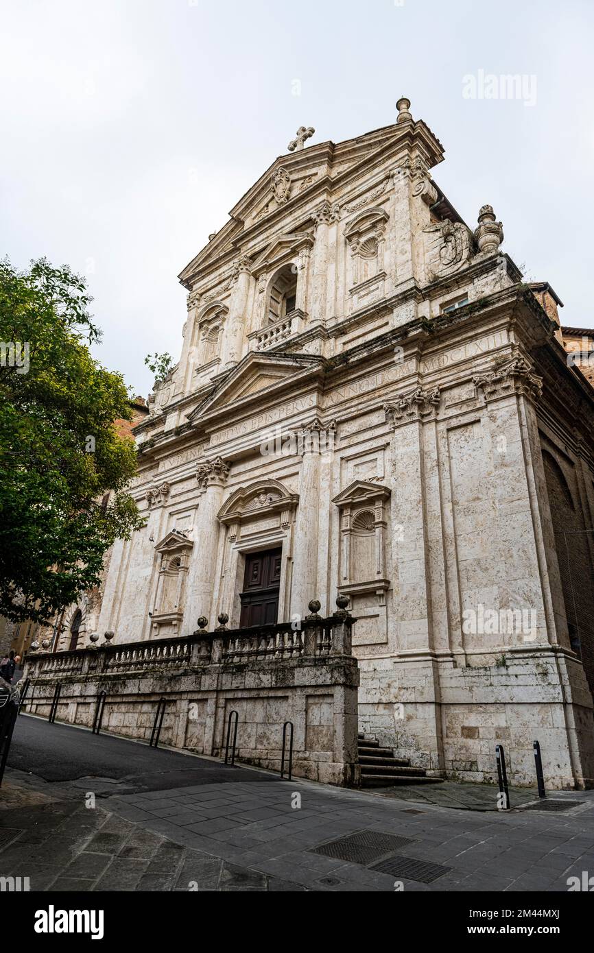 Centro histórico de Perugia, Italia Foto de stock