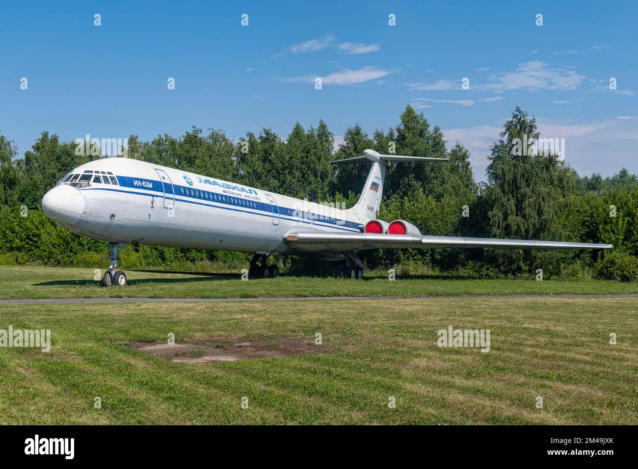 Museo de Aviones de Ulyanovsk, Ulyanovsk, Rusia Foto de stock