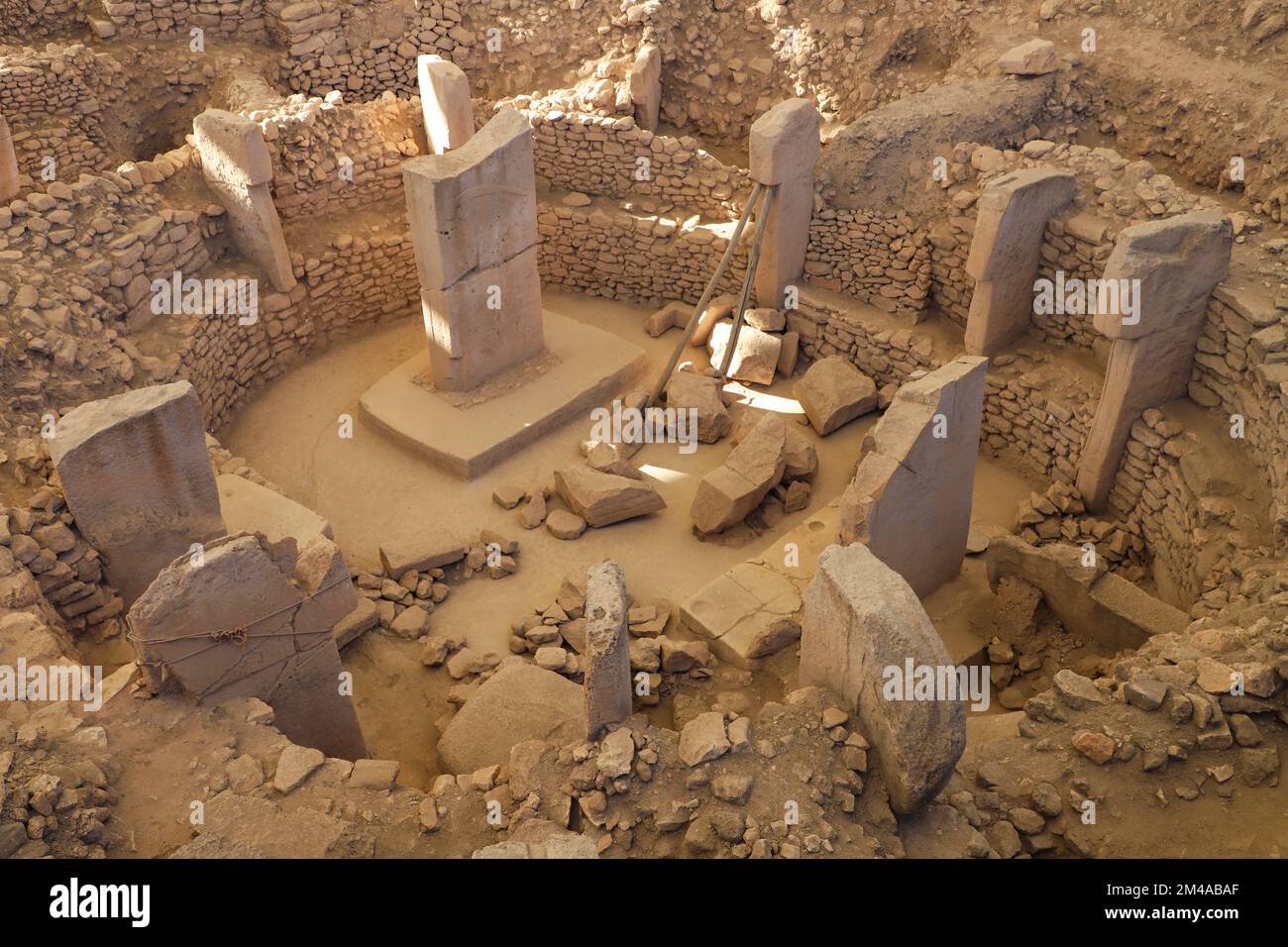 Antiguo Sitio De Gobekli Tepe Es Un Lugar Prehistórico De Hace 12000 Años En Sanliurfa Turquía
