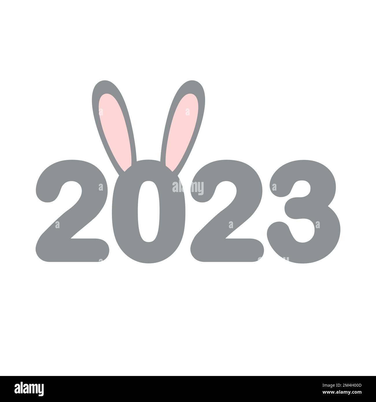 calendario 2023 con lindo conejo. Calendario de páginas verticales de 12  meses símbolo de mascota de personaje de liebre año. lindo conejito 2023 al  calendario chino. ilustración vectorial 8568191 Vector en Vecteezy