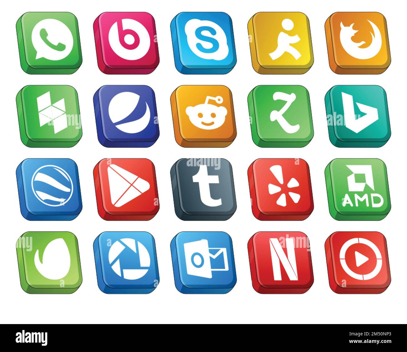 20 Paquete de iconos de redes sociales que incluye amd. tumblr. pepsi.  aplicaciones. google earth Imagen Vector de stock - Alamy