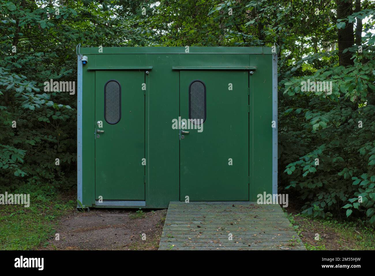 Baño portátil de acero pintado