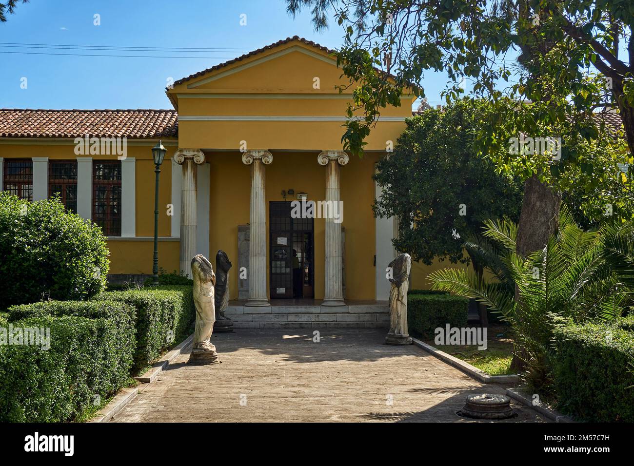 Vista exterior del Museo Arqueológico de Esparta ubicado en la ciudad