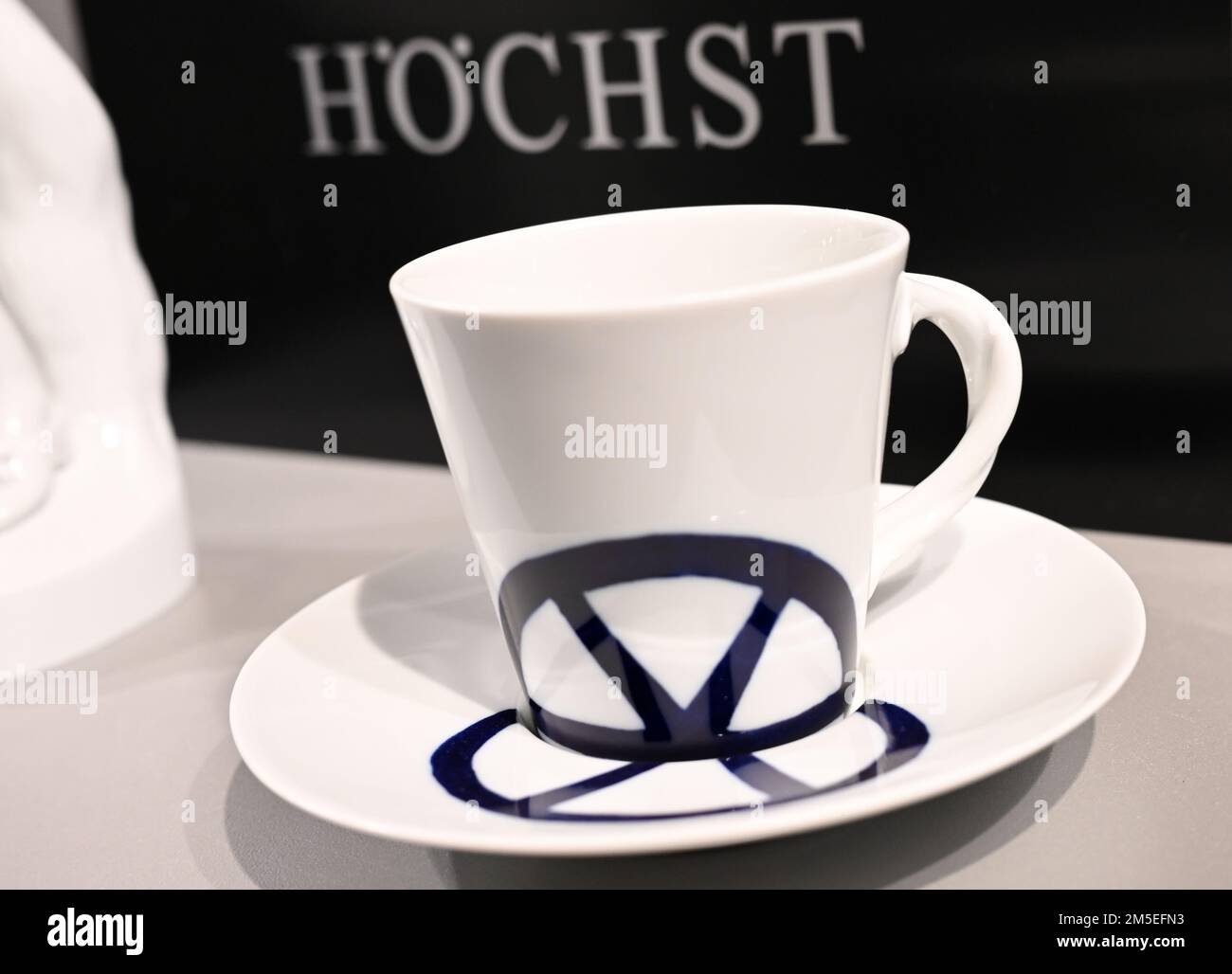 28 de diciembre de 2022, Hessen, Frankfurt/Main Taza y platillo del