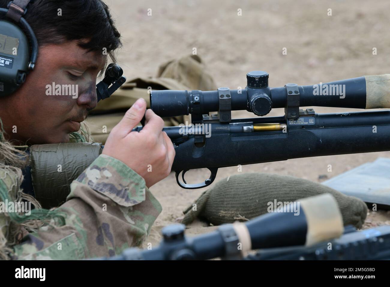 El aviador mayor Anjelo Pool, 341 Escuadrón de Operaciones de Seguridad