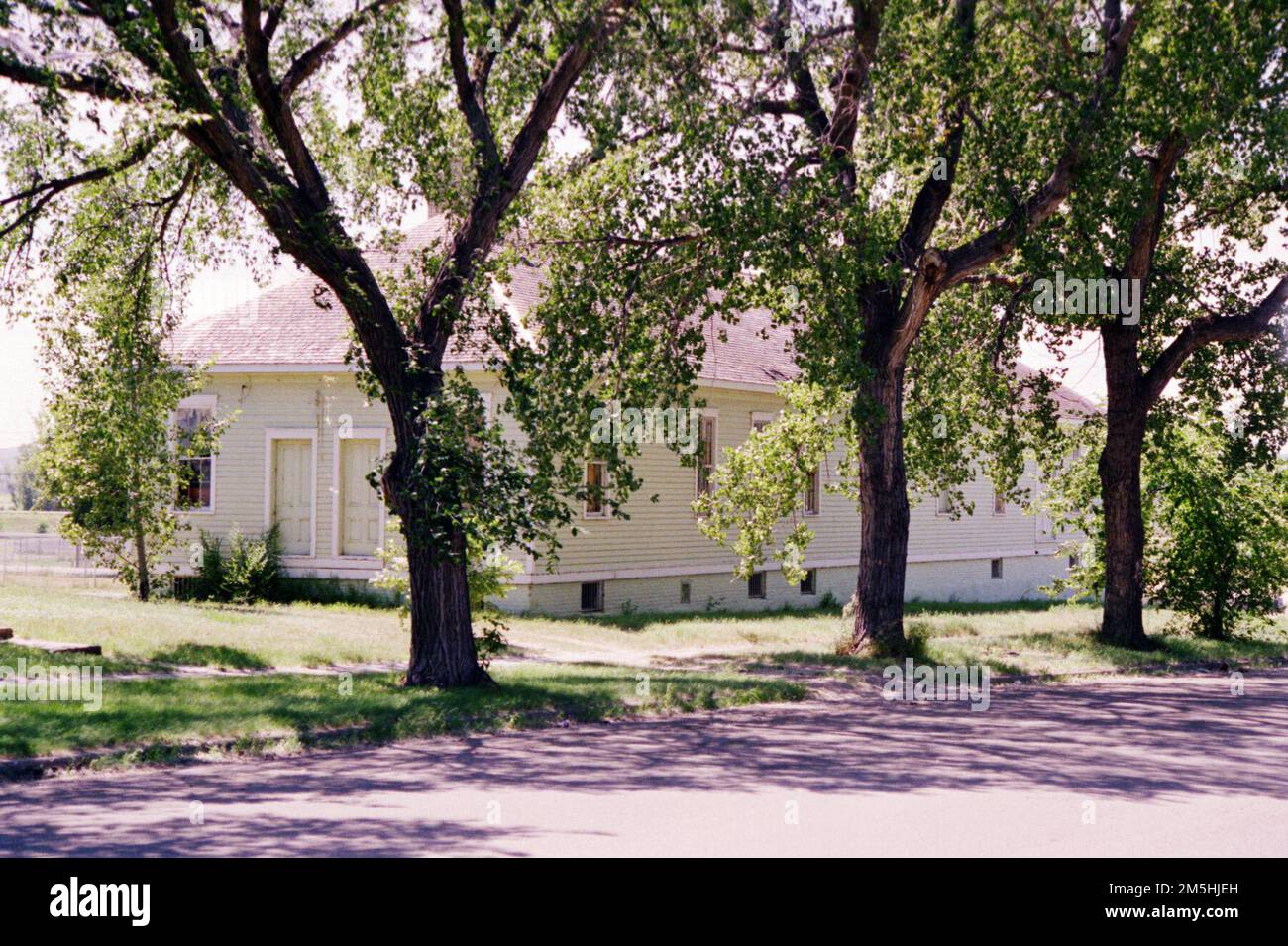 Native American Scenic Byway Fort Yates Stockade. El Stockade es el