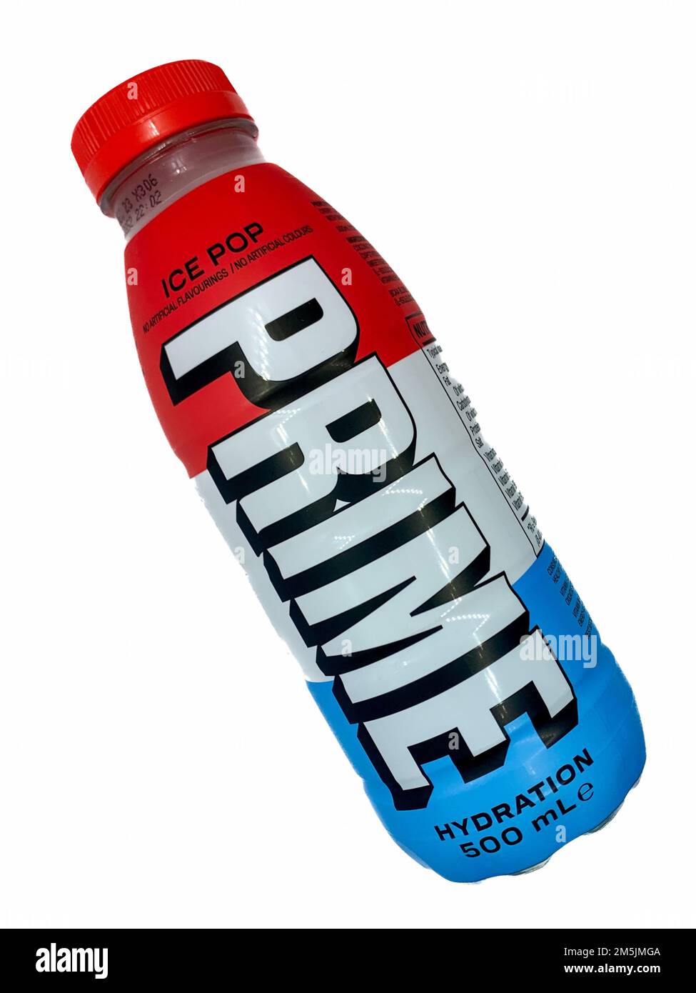5 bebidas energéticas de hidratación PRIME negras y azules Prime 500 ml