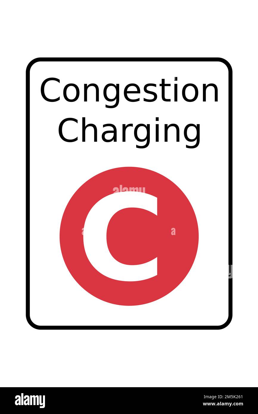 Icono de símbolo de carga por congestión Foto de stock