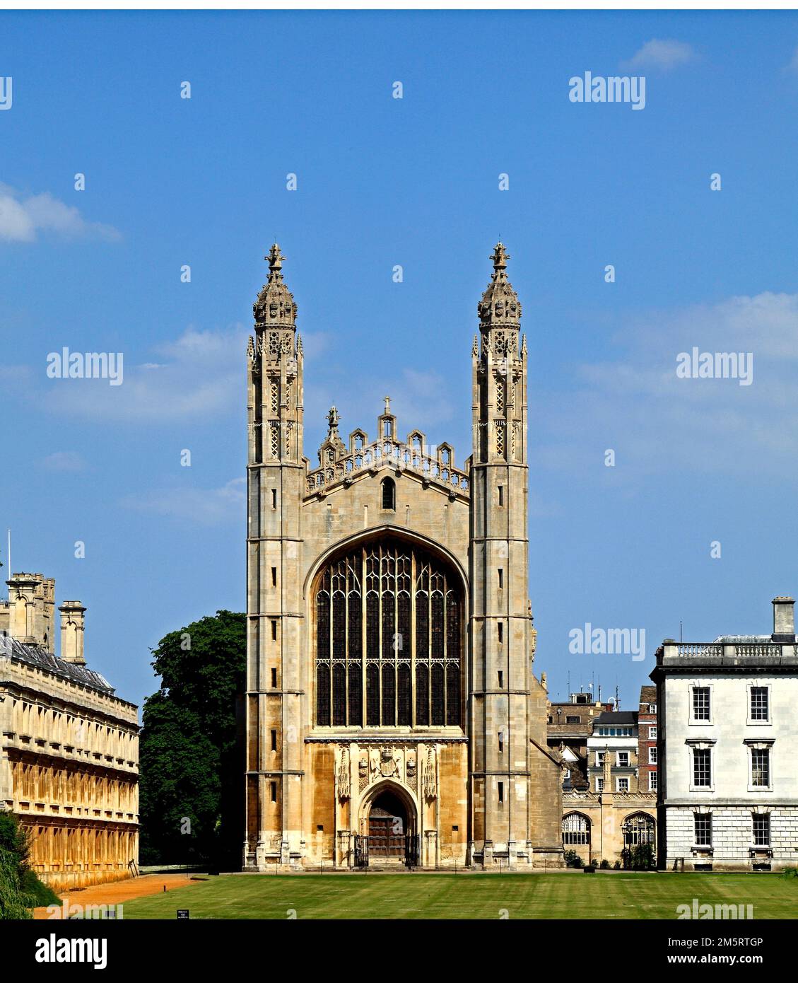 Cambridge, Universidad, Medieval, Kings College Chapel, Cambridgeshire, Inglaterra, Reino Unido. Foto de stock