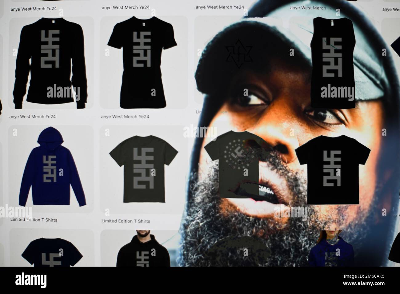 Varsovia, Polonia. 01st de enero de 2023. Una exposición múltiple en la