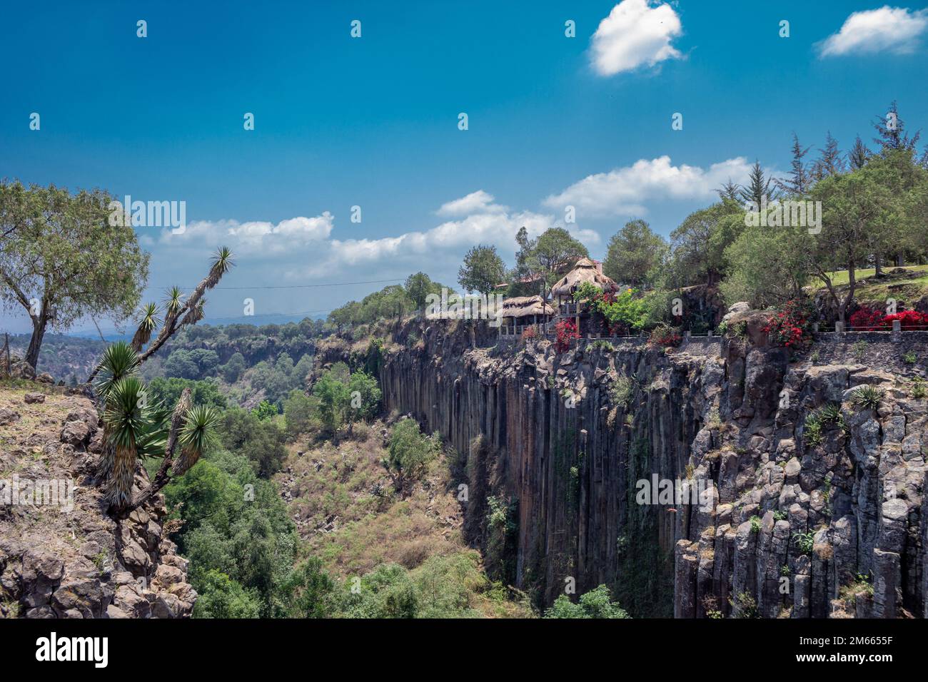 Prismas basálticos de Santa María Regla, columnas basálticas en Hidalgo