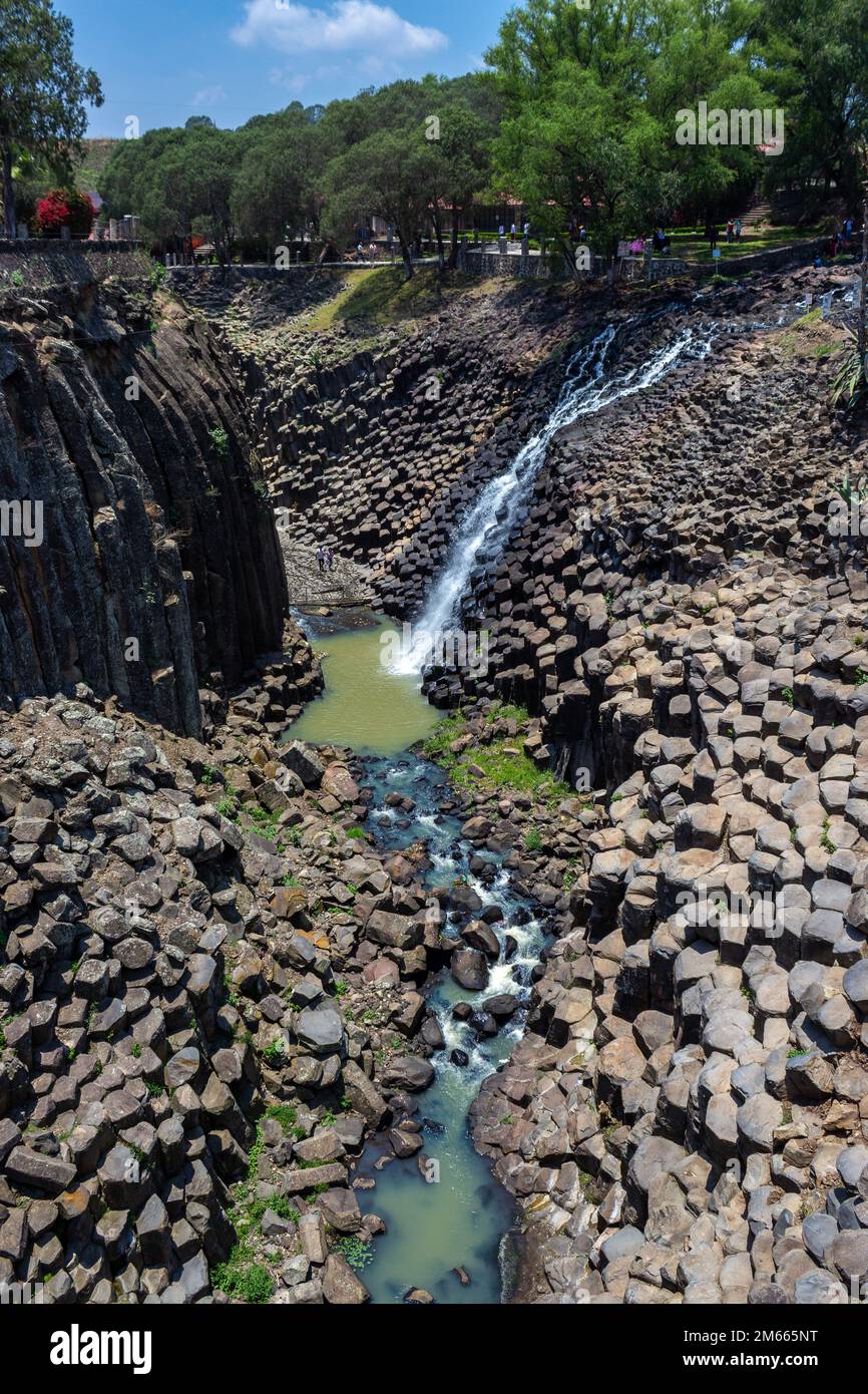 Prismas basálticos de Santa María Regla, columnas basálticas en Hidalgo