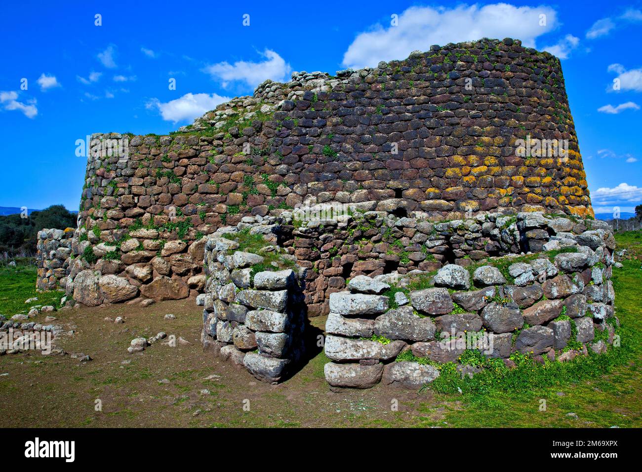 Nuraghe Losa, Abbasanta, Oristano, Sardinien, ITALIA Foto de stock