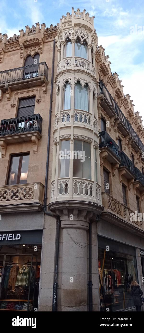 Arquitectura à Salamanque, España Foto de stock