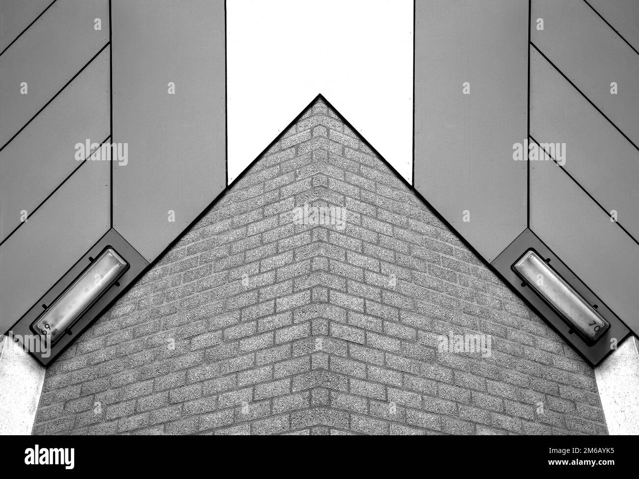 Detalle residencial edificio de casas cúbicas, Rotterdam, Zuid-Holland, Holanda, Países Bajos Foto de stock