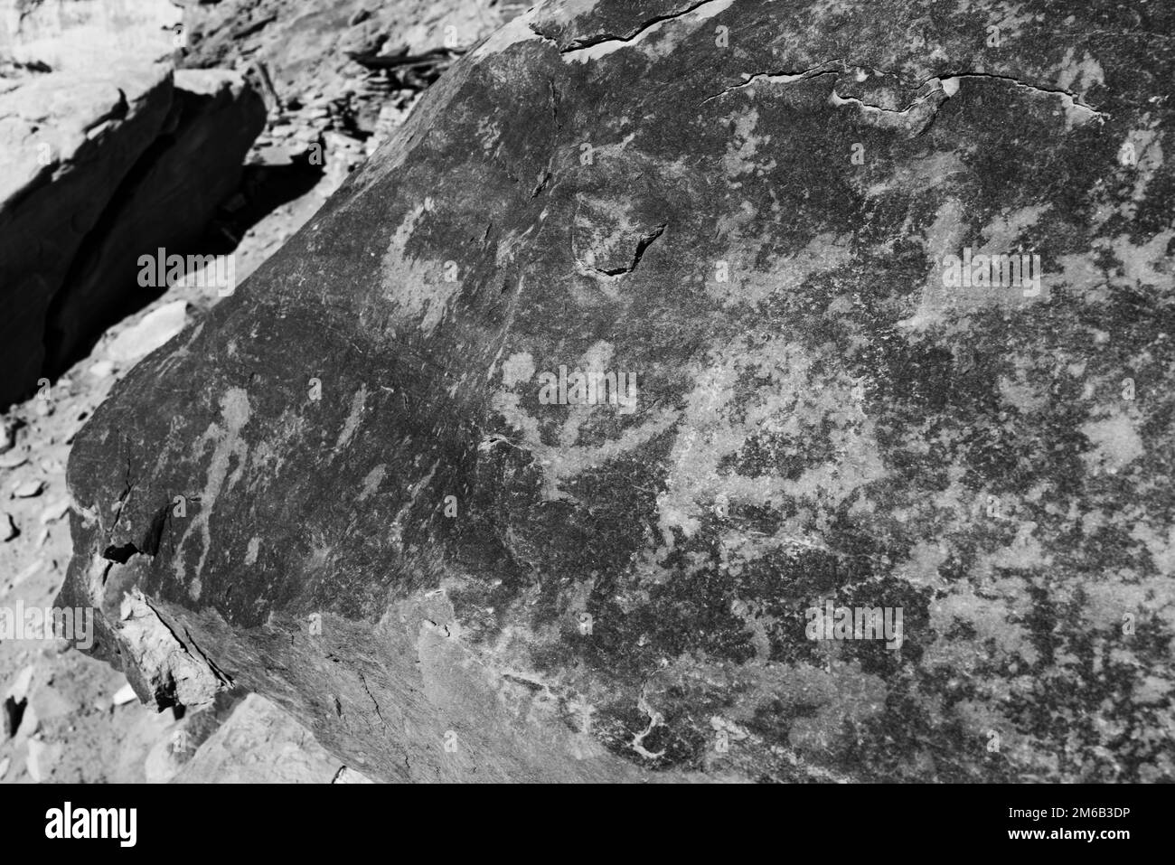 Arte rupestre en Split Level Ruin. Mochilero en Grand Gulch y ver las